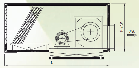 SPECIFICATIONS OF CEILING SUSPENDED AHU (SINGLE BLOWER)              